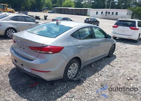 2017 Hyundai Elantra Se из США, поврежденный, VIN 5NPD74LF6HH083369